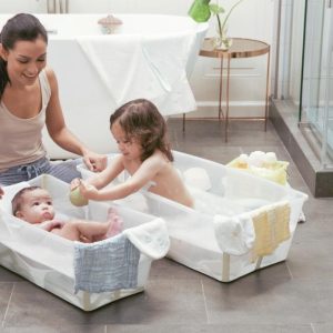 Bañera portátil para bebés: la rutina del baño también viaja contigo