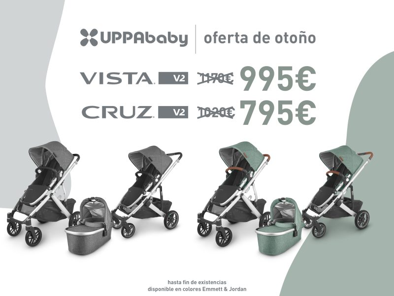 Super Promoción Uppababy Cruz V2 y Uppababy Vista V2